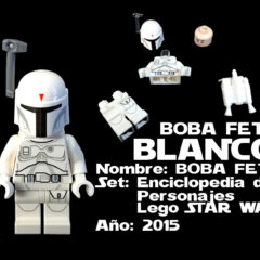 Minifigura: Boba Fett Blanco