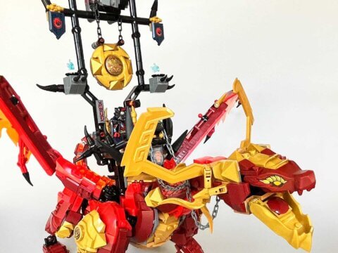 Revisión: El Dragón del Movimiento (71822), el más grande de Ninjago!