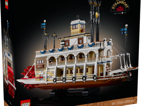 Zarpa el nuevo LEGO® Ideas Barco de Vapor Fluvial (21356)