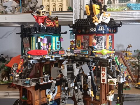 Volvemos a la NINJAGO® City a través de los Talleres de la Ciudad (71837)