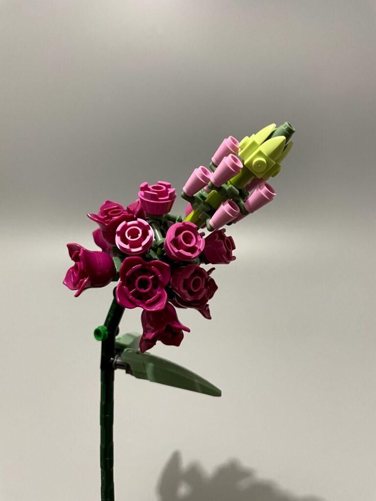 LEGO® Ramo de flores rosas púrpuras