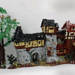 MOC medieval al estilo Bricks in Bits